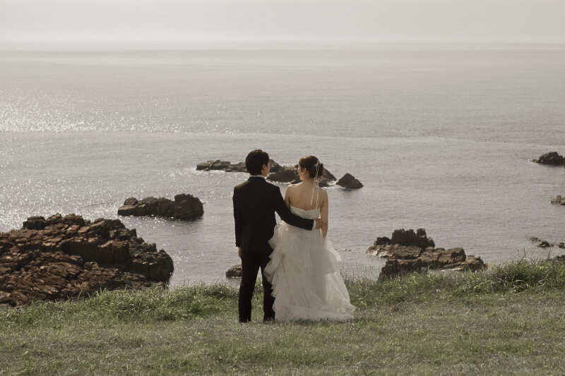 【ブーケ付き＆ヘアメイクアテンド】緑＆海を満喫する欲張りフォトプラン!♢データ200カット