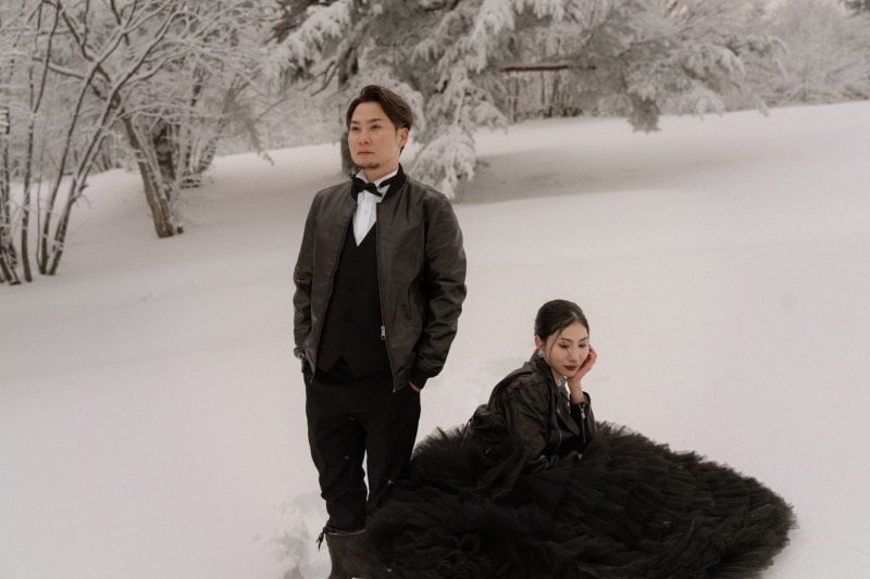 【冬季限定・雪ロケ】蔵王の雪景色で撮る仙台発フォトウェディング｜洋装1着・データ150カット・施設使用料込