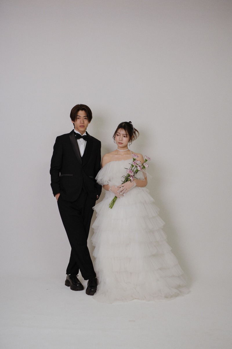 【気軽にスタジオプラン】スタジオで撮影♢データ50カット保証★韓国風フラワーウォールあり