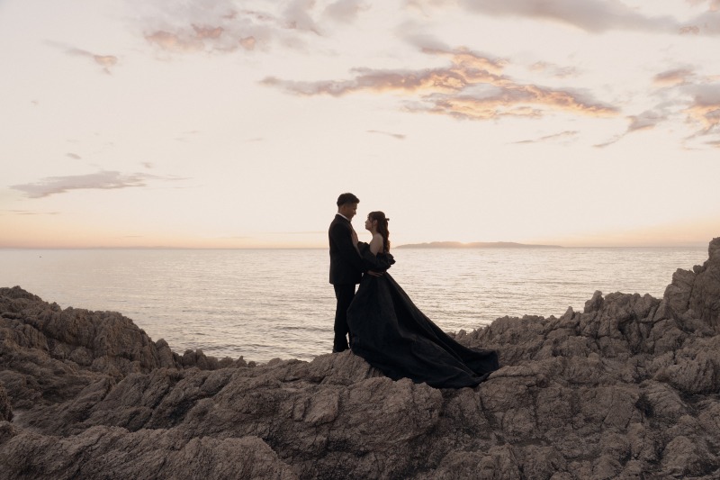 【MOMENT オリジナル Photo】陽が沈む日本海側まで移動し、サンセットでロマンチックな撮影プラン（データ200カット）