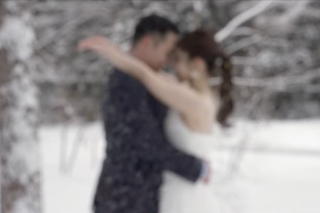 【冬撮影限定】東北だからこその撮影が可能！雪に囲まれて神秘的なフォトウェディング/80カット