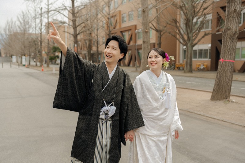 【月5組限定 】和装フォト＆ムービープラン♢新郎新婦衣装付き★アテンド・ブーケ付き（データ200カット、動画90〜120秒納品）