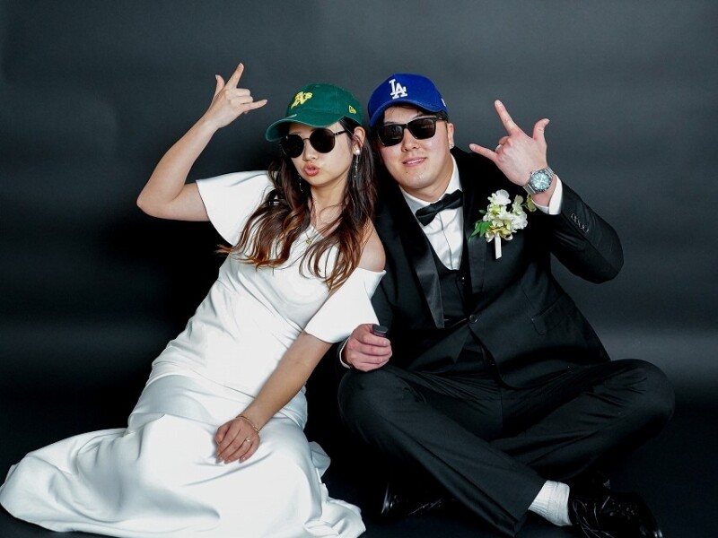 ふたりらしい小物を使って