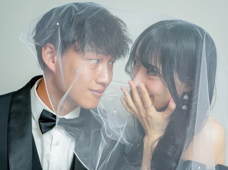 ベールを使用したワンショット