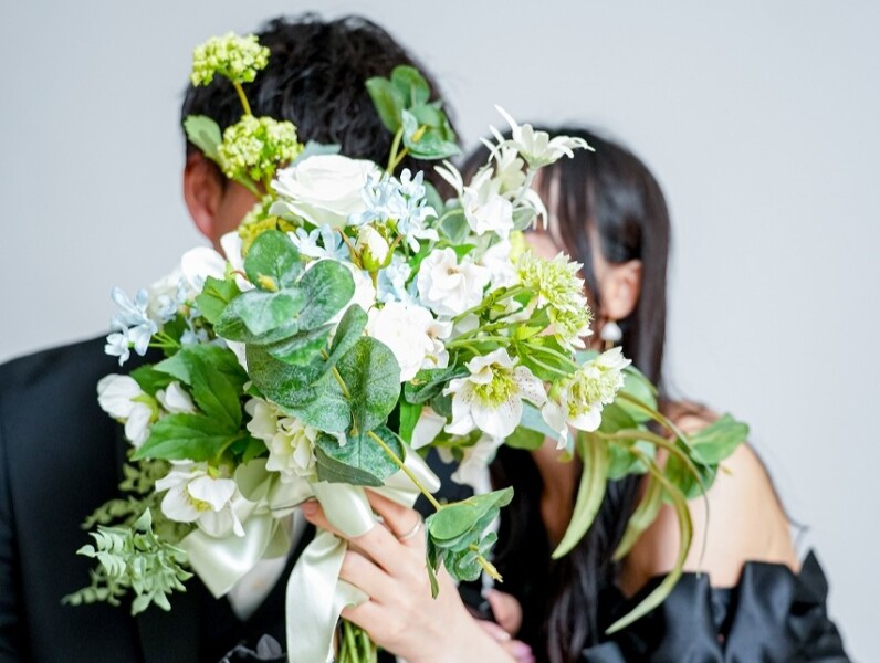 ブーケを使ってオシャレに