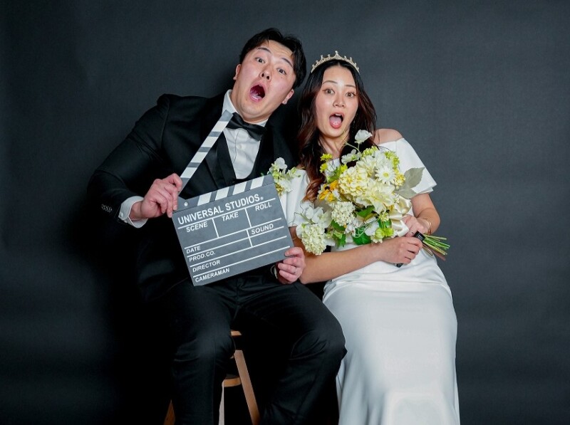 スタジオの小物を存分に使える