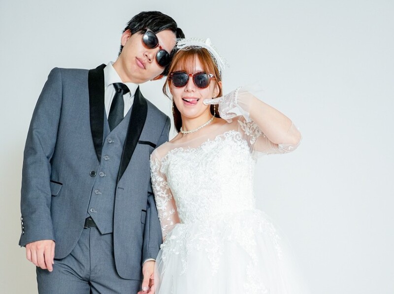 サングラスを使ってクールショット