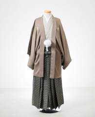 紋服　ベージュ