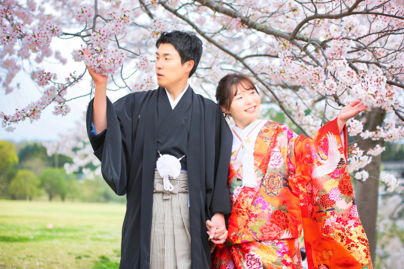 降り注ぐ桜たち♡