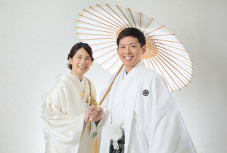 スタジオで和装フォトウェディング♪