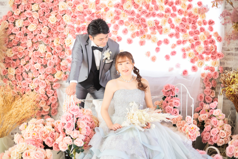 バラいっぱいのセットにて♪