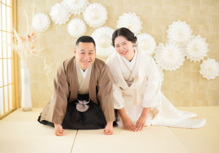 スタジオ和装＆洋装＆ご自前のお衣装での撮影