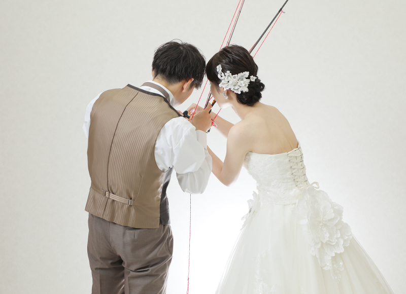 お二人の赤い糸は強く結ばれてました♪