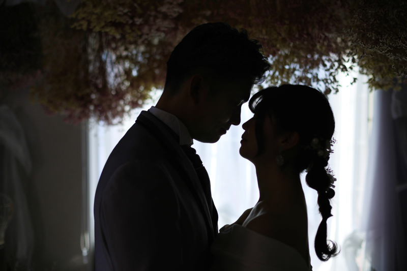 シルエットもかっこいいお2人♪