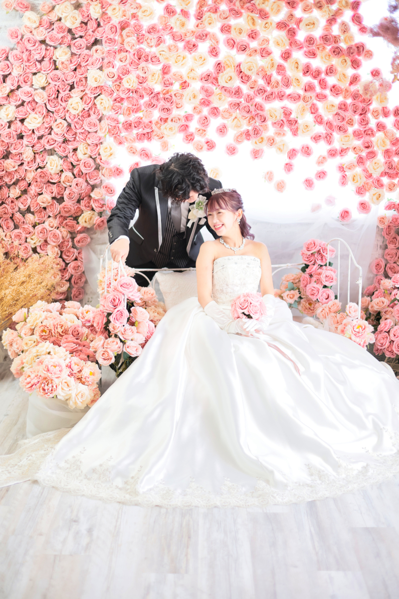 ご新婦様の笑顔から幸せが溢れてます♡