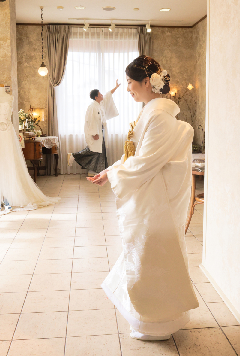 手の上でご新郎様を&hellip;なショット♪