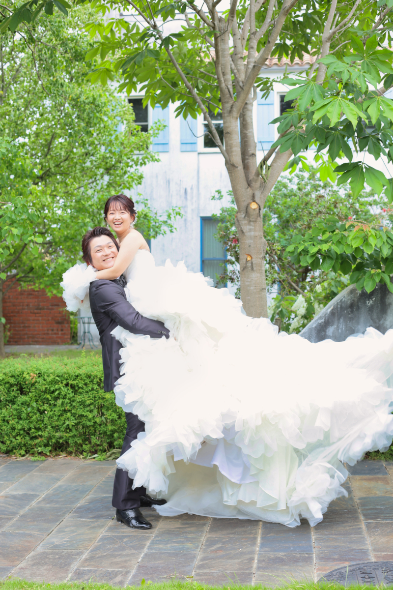 ご新婦様のあこがれ！お姫様抱っこ♡