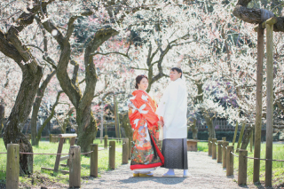 和装梅ロケーション撮影