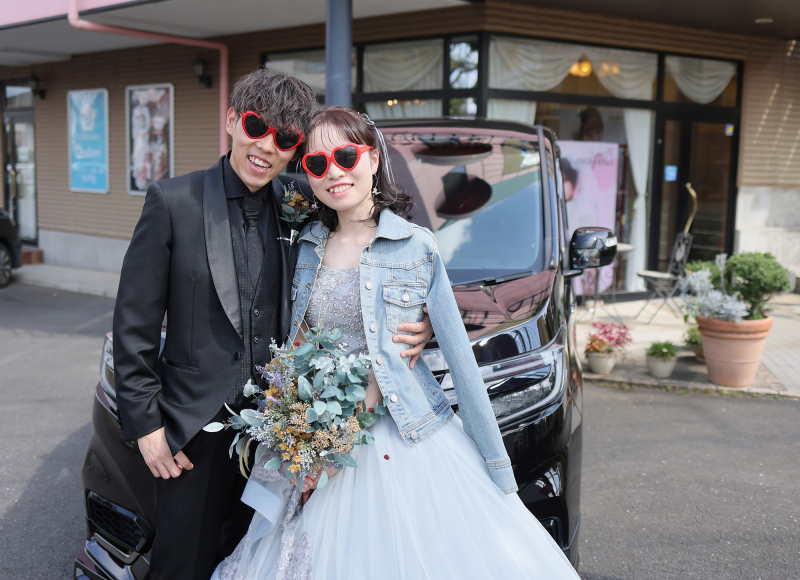 ご新郎様の愛車と♪