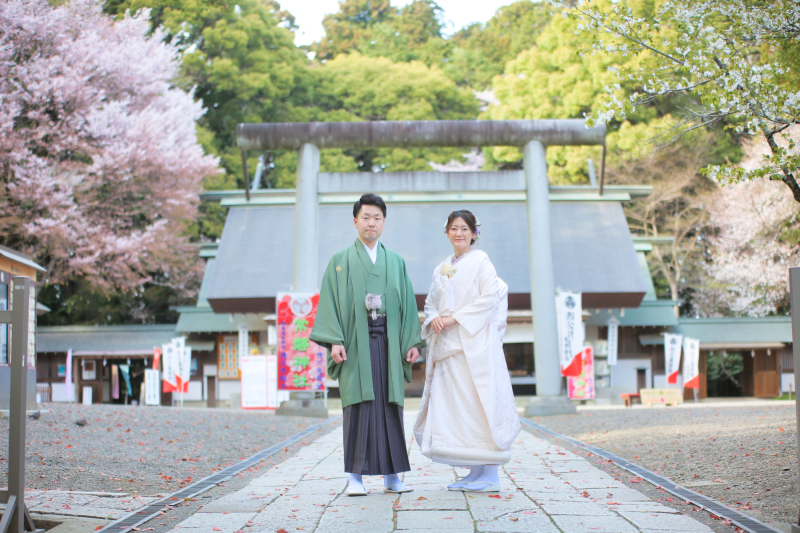 常磐神社で1枚♪