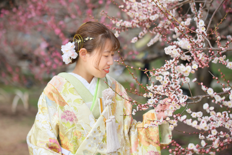 梅とご新婦様♡