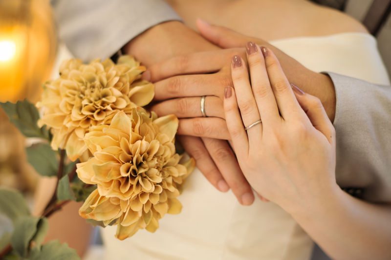 定番のお手元ショット♪