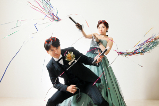 洋装スタジオ＆和装ロケin偕楽園♪