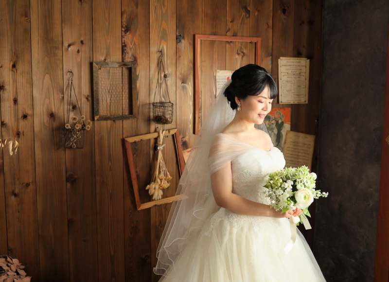 別館エトワでお撮りしました!ご新婦様ソロカット♪