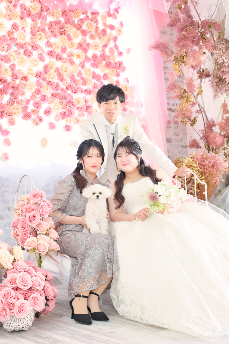 ご家族のアイドル♪なわんちゃんとお撮りしました！