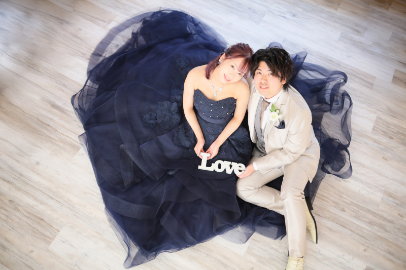 ドレスでハート♡