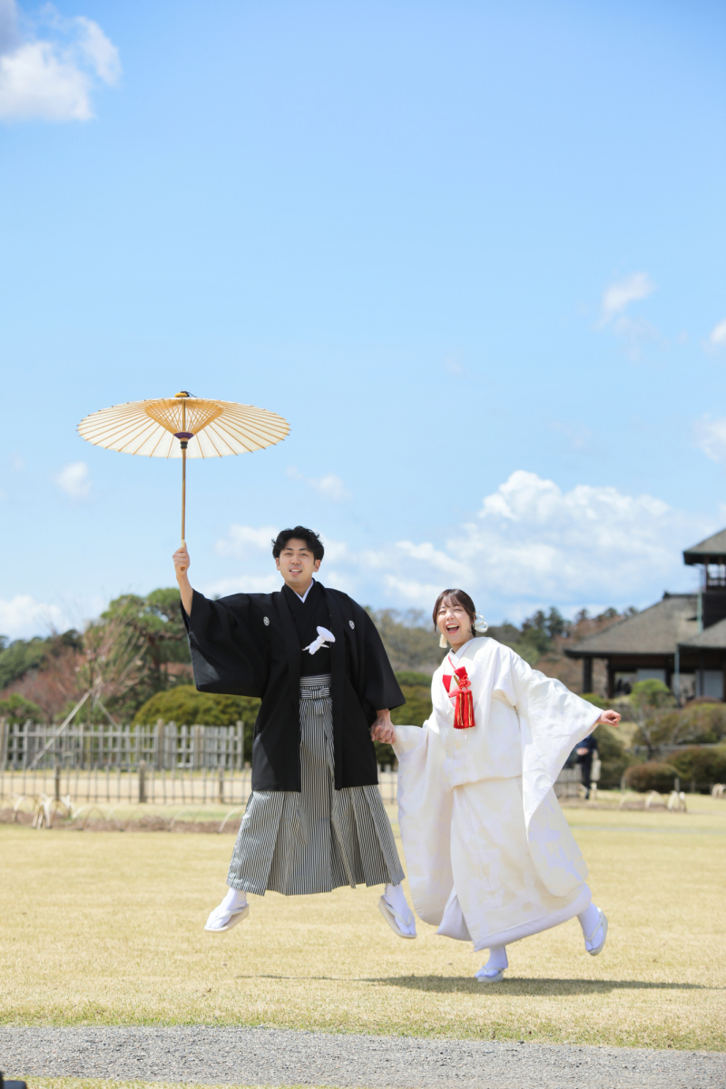 ご新郎様かなり飛んでます☆