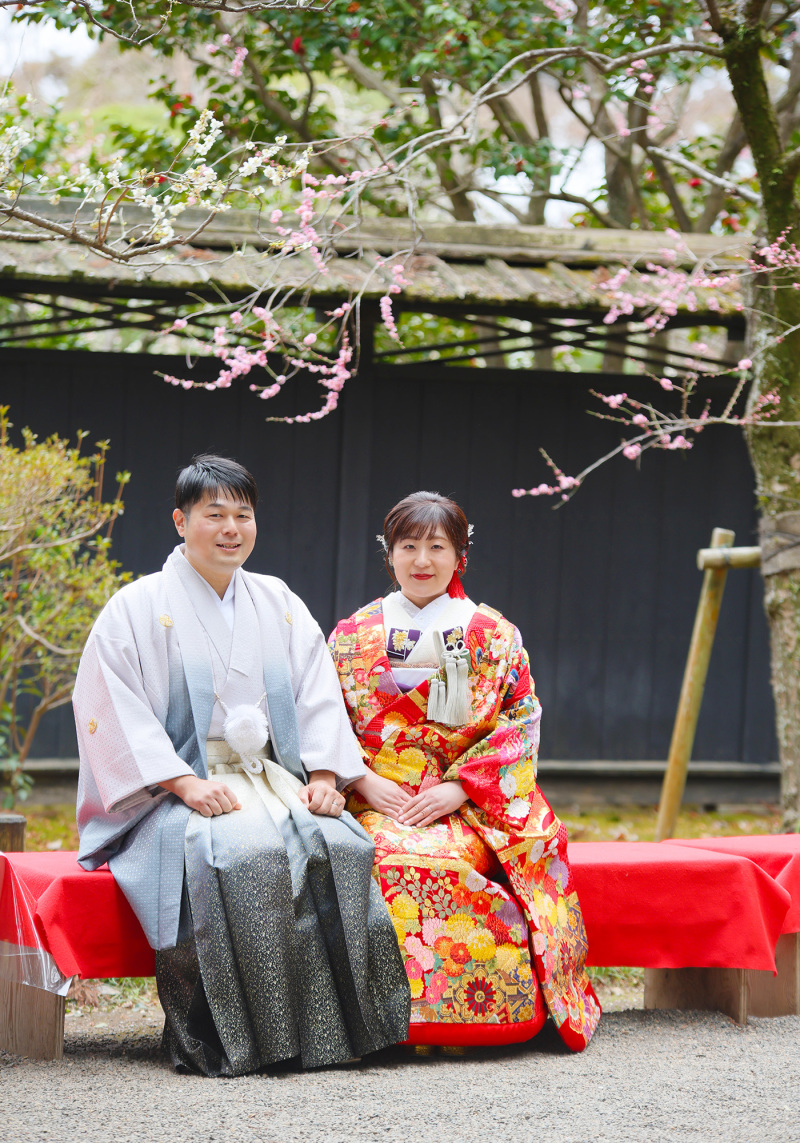 好文亭の入り口にて