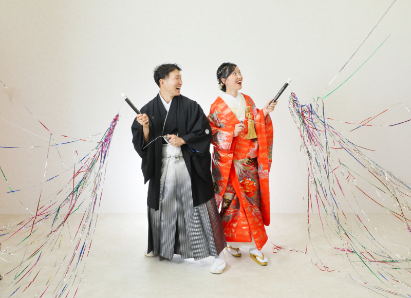 お持ち込みのキラキラクラッカー♪