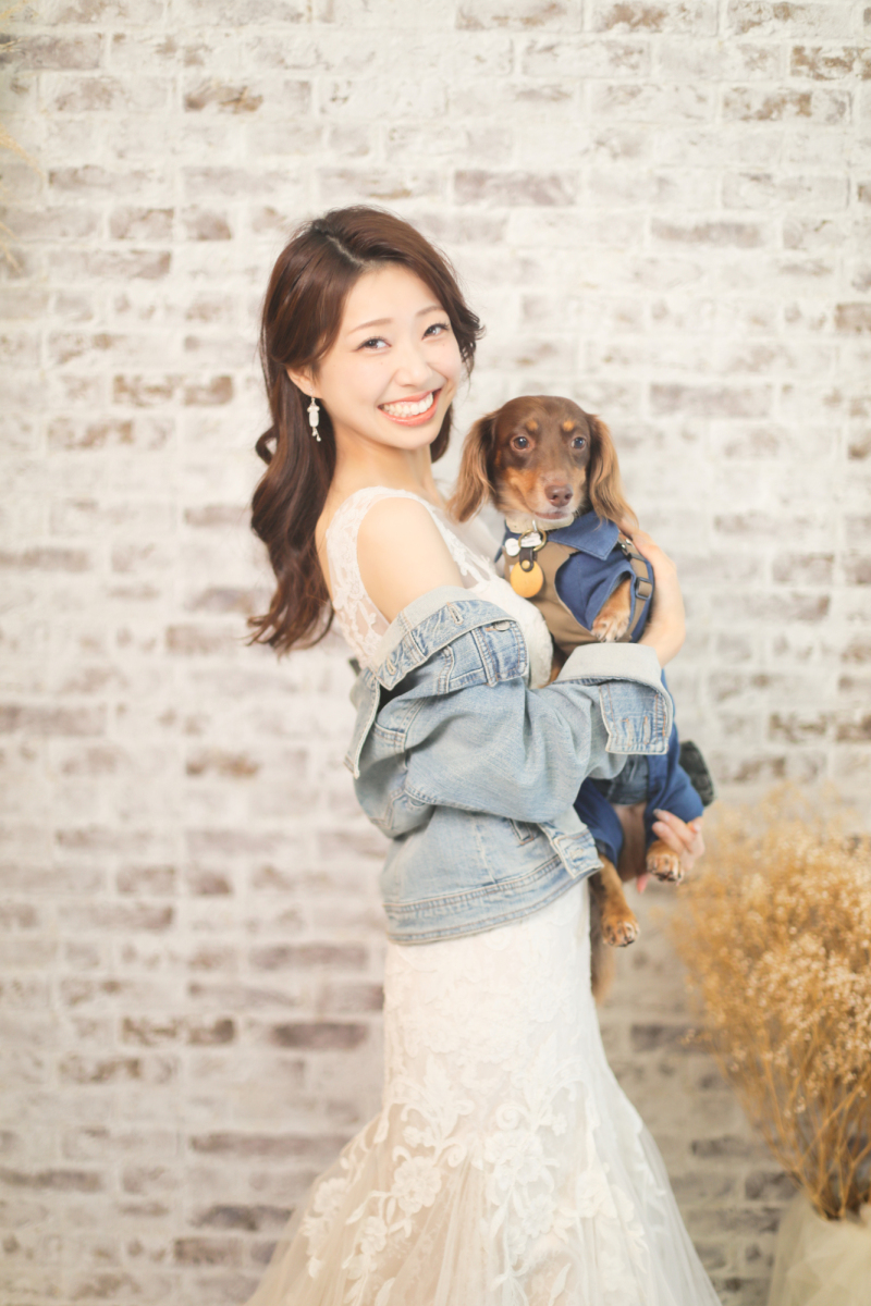 ウェディングハウス ル・シフォン_ペットと一緒に撮影できる