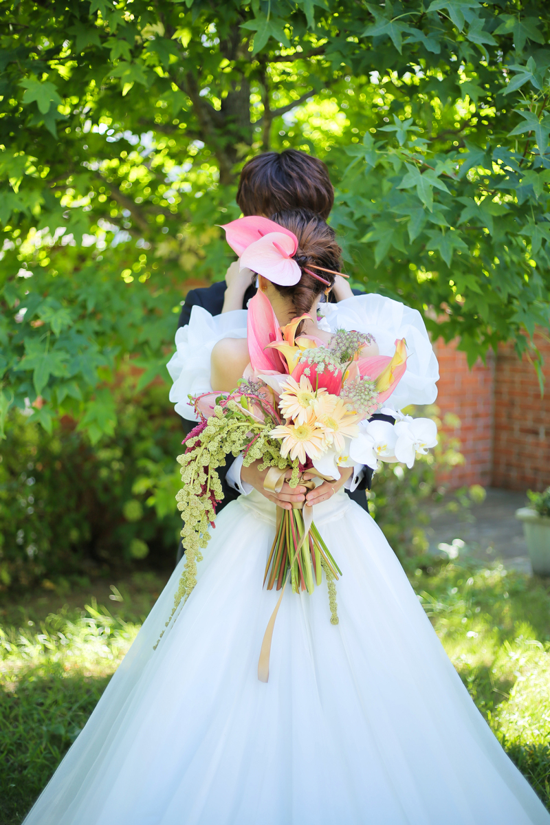 ウェディングハウス ル・シフォン_ガーデンで撮影できる