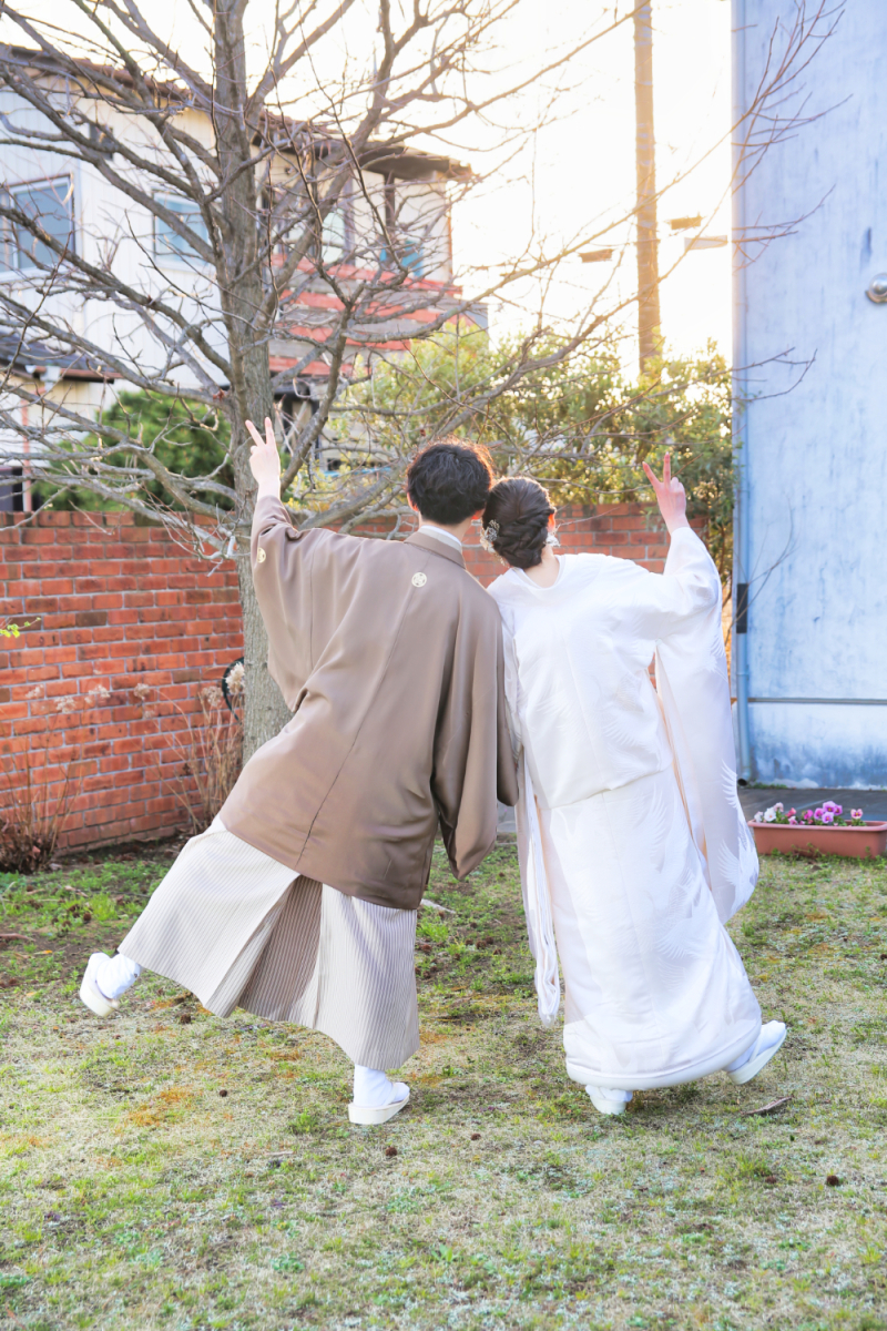 ウェディングハウス ル・シフォン_庭園で撮影できる