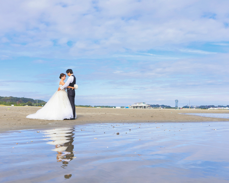 大洗サンビーチ海水浴場(茨城県)のフォトウエディング・前撮り一覧