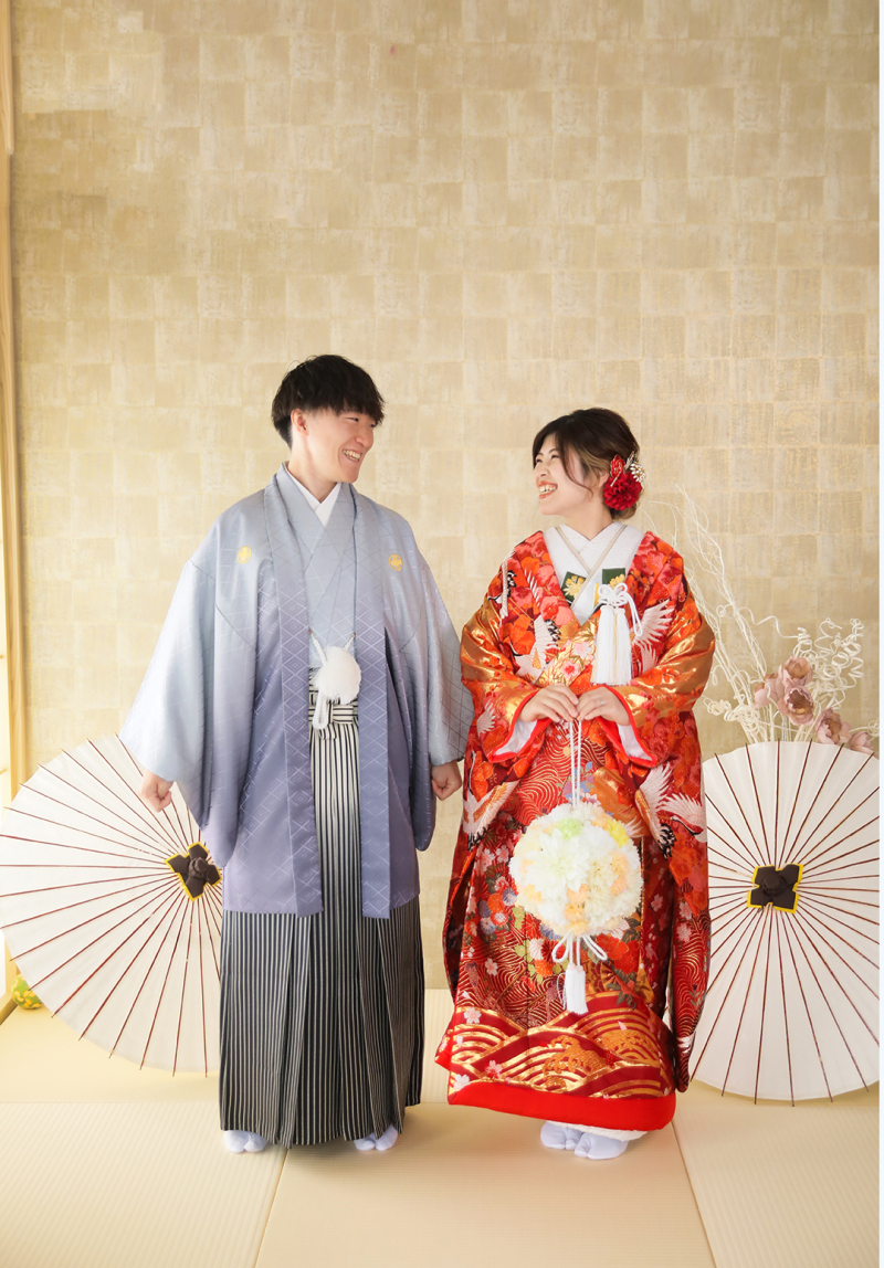 ウェディングハウス ル・シフォン_色打掛・着物が豊富