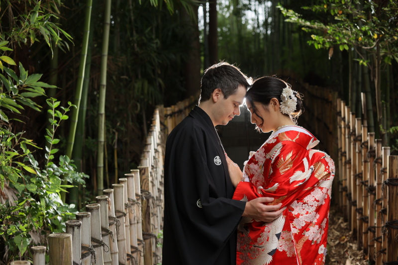 アクセントライトを入れおふたりが浮かび上がるような画をイメージしてお撮りしました