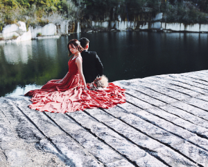 クールなおふたりのイメージを生かしてかっこいい感じを意識してみました。