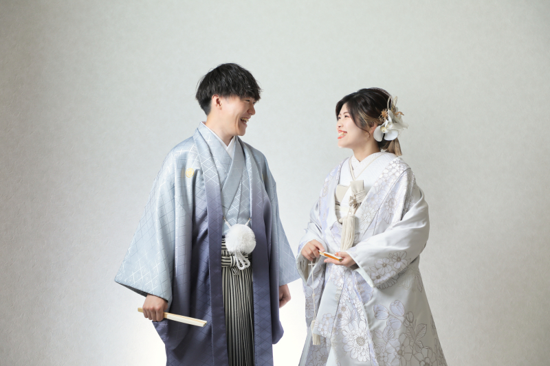 ロケ&スタジオ2着データプラン【和装2着】白無垢&色打掛がどちらも着れて嬉しい修整データ240カット付き♪