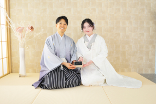 ペットと一緒に1着データプラン【和装】　気に入った和装各1着と嬉しい修整データ100カット付き♪