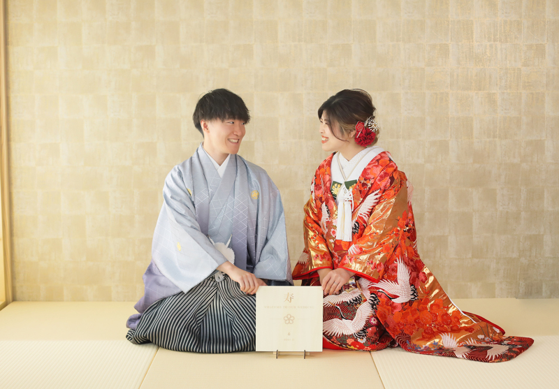 2着データプラン【和装2着】 白無垢&色打掛がどちらも着れて嬉しい修整済みデータ200カット付き♪