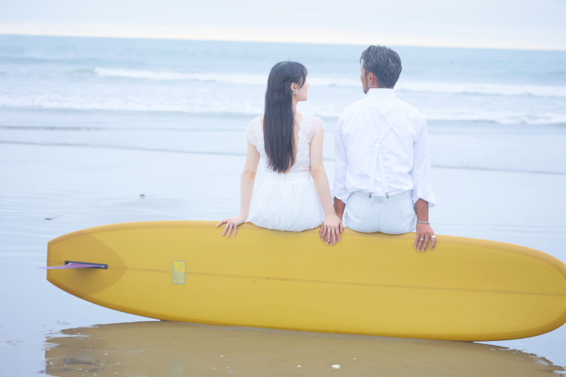 《輝く海でのフォトウェディング!》美しい茨城の海を堪能♪ 海ロケは本格的に暑くなる前がGOOD!データ120cプラン