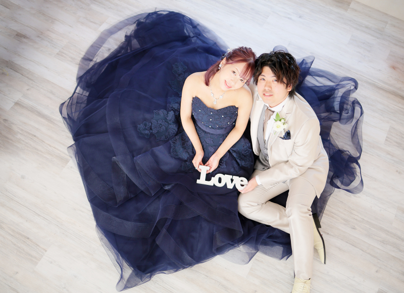 ≪1日で完結！≫洋装限定・憧れのブランドドレスが着られる！・涼しいスタジオフォトプラン♫データ40ｃ付