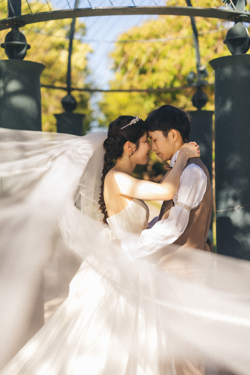 自然を活かしたベールショット