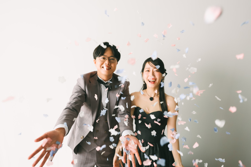 花びらで「せーのっ!」