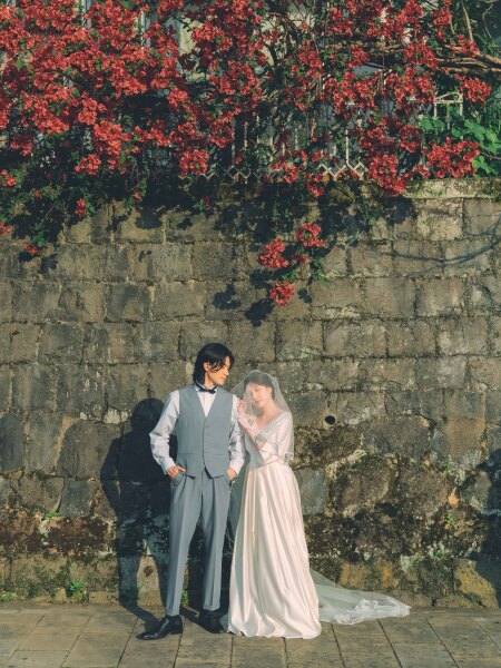 ベールでダイナミックに