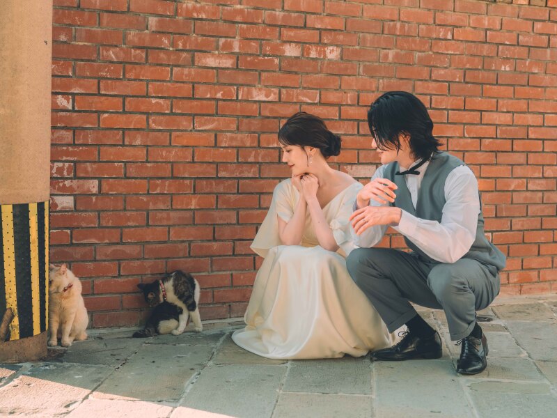 自然体な様子もお写真に