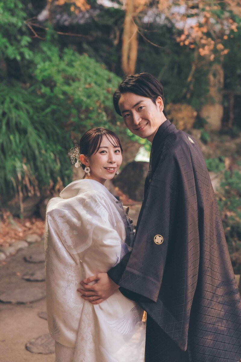 【洋装＋和装　ロケーション】～自然やお二人の思い出の場所で撮影～◎全データ色味編集付２5０カット納品　